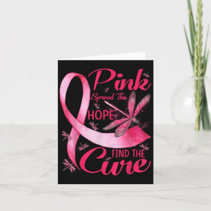 Pink Spread The Hope Find The Cure Breast Cancer D Card