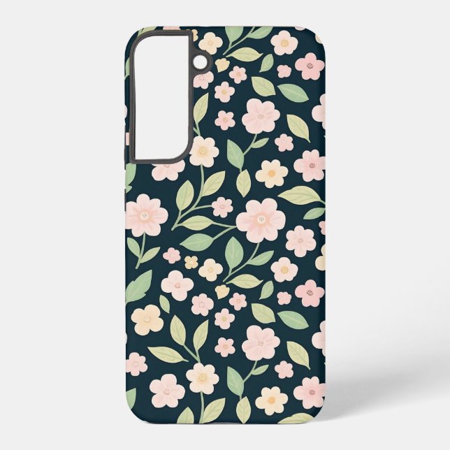 Pink Spring Elegance Samsung Galaxy S22+ Case (Back)