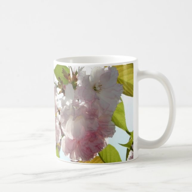 Pink Spring Flowers Mug (Right)
