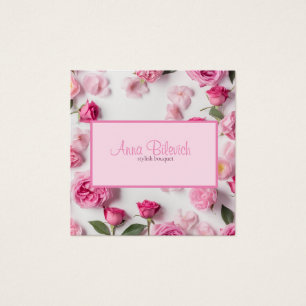pink spring roses blooming