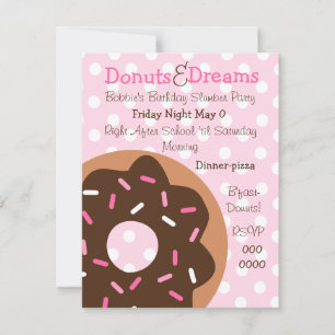 Pink Sprinkles Invitation