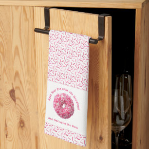 Pink Sprinkles Keep your eye upon the Doughnut Kitchen Towel