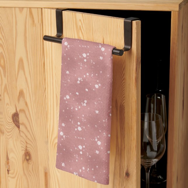 Pink Sprinkles Kitchen Towel (Thirds Fold)