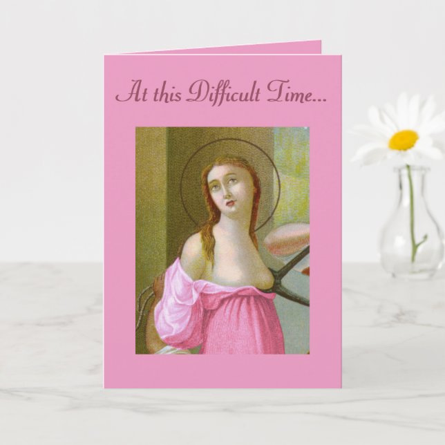 Pink St. Agatha (M 003) Carte d'encouragement 1 (Petite plante)