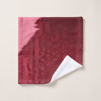 Pink Stain on Red Towel