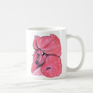 Pink Standard Poodle Coffee Mug
