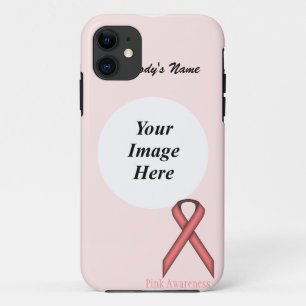 Pink Standard Ribbon by Kenneth Yoncich iPhone 11 Case