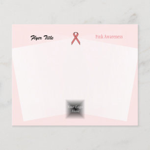 Pink Standard Ribbon by Kenneth Yoncich Flyer