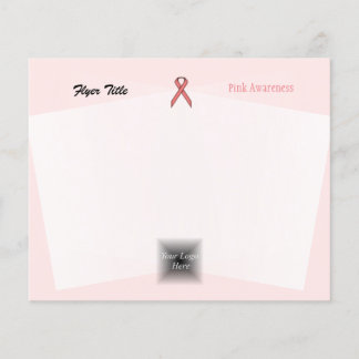 Pink Standard Ribbon by Kenneth Yoncich Flyer