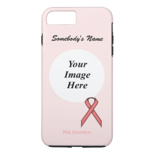Pink Standard Ribbon Template by Kenneth Yoncich iPhone 8 Plus/7 Plus Case