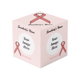 Pink Standard Ribbon Template by Kenneth Yoncich Cube