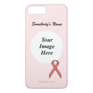 Pink Standard Ribbon Tmpl by Kenneth Yoncich Case-Mate iPhone Case