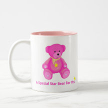 Pink Star Bear