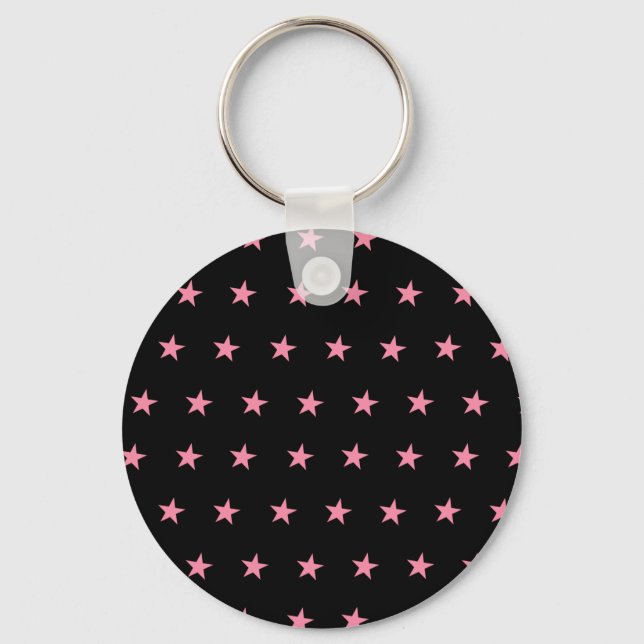 Pink Star Keychain (Front)