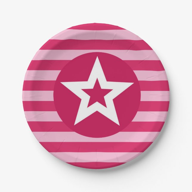Pink Star Plate (Front)