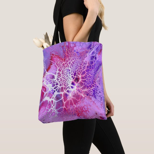 Pink Starburst Tote (Close Up)