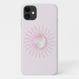 Pink Starburst Yin Yang iPhone 11 Case