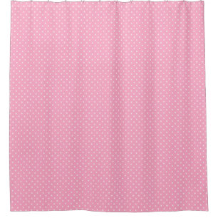 Pink Stars Shower Curtain