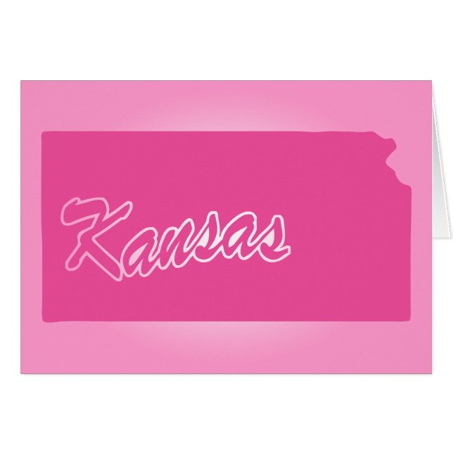 Pink State Kansas (Front Horizontal)
