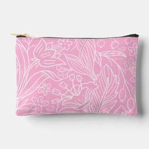 Pink Stencil Makeup/Toiletry Bag