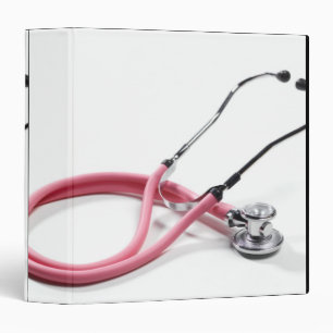 Pink Stethoscope Binder