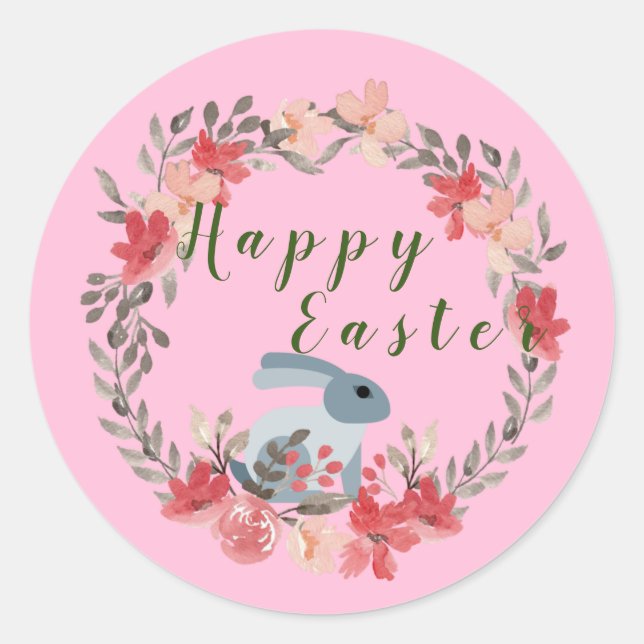 Pink Sticker for Easter (Front)