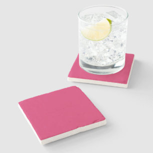 Pink Stone Coaster   Modern Bold Drink Coasters