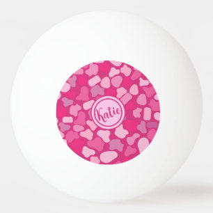 Pink Stone Pattern- Ping Pong Ball