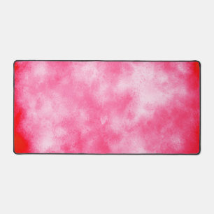 Pink  Storm Clouds  Desk Mat