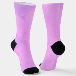 Pink Storm Clouds Socks