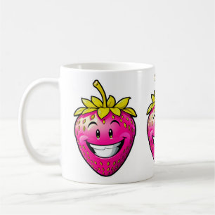 Pink Strawberry Coffee Mug
