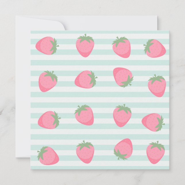 Pink Strawberry Stripes (Front)