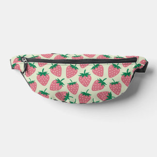 Pink Strawberry Summer Pattern Fanny Pack