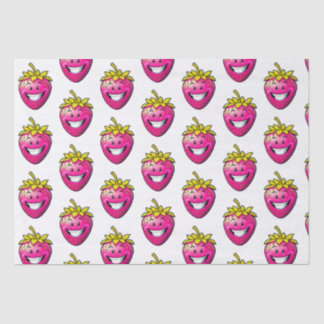 Pink Strawberry  Tissue Paper
