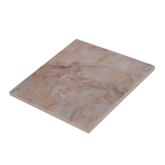 Pink striated marble stone finish tile