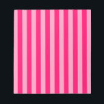 Pink Stripe Background Notepad<br><div class="desc">Two shades of pink in a stripe pattern.</div>