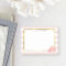 Pink Stripe & Blush Peony Personalized Notes