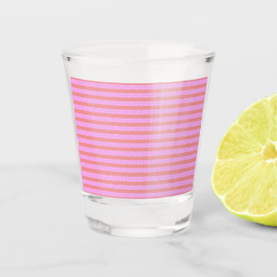 Pink Stripe Glass