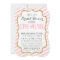 Pink Stripe, Gold Glitter Bridal Shower Invitation