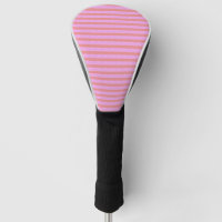 Pink Stripe Golf Cover