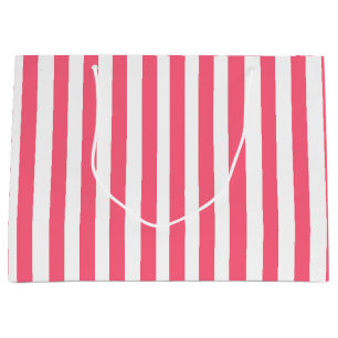 Pink Stripe Large Gift Bag