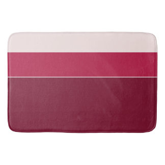 Pink Stripe Modern Bath Mat