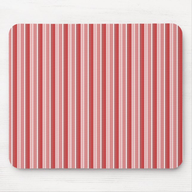 Pink Stripe Mousemat Mouse Pad (Front)
