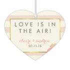 Pink Stripe & Peony Wedding Favour Air Freshener