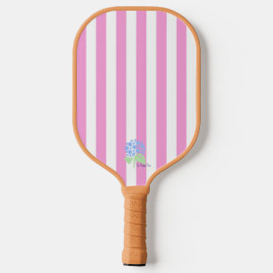 Pink Stripe Pickleball Paddle-The Preppy Piece Pickleball Paddle