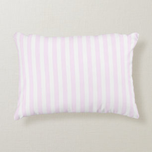 Pink Striped Accent Pillow