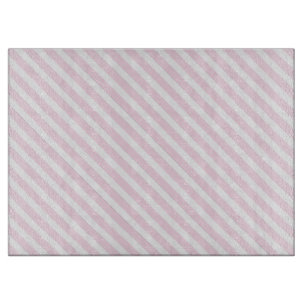 Pink Striped Cutting Board
