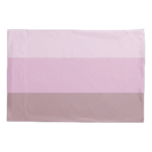 Pink Striped Ombre Pillowcase