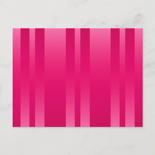 Pink Stripes Background Postcard (Front)