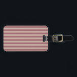 Pink Stripes Luggage Tag<br><div class="desc">Pink stripes</div>